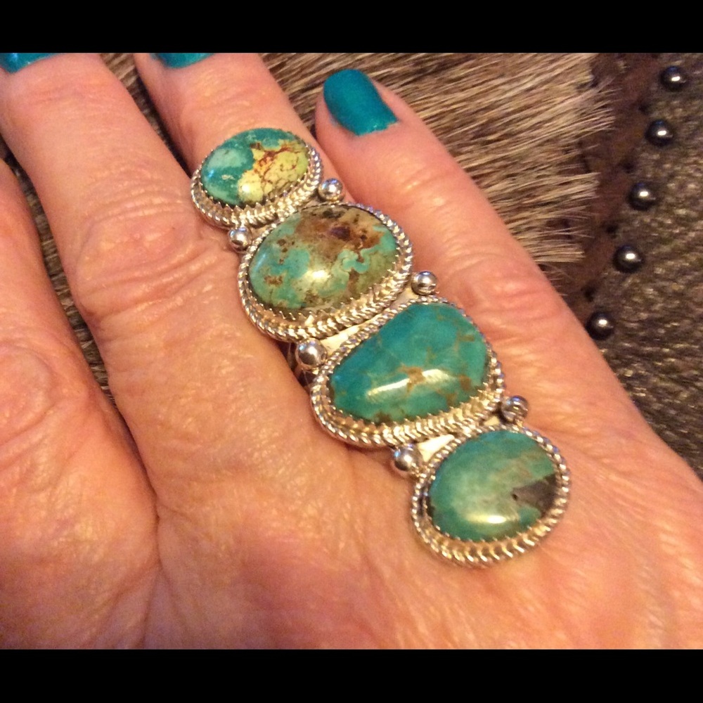 Native American Sterling Turquoise Ring